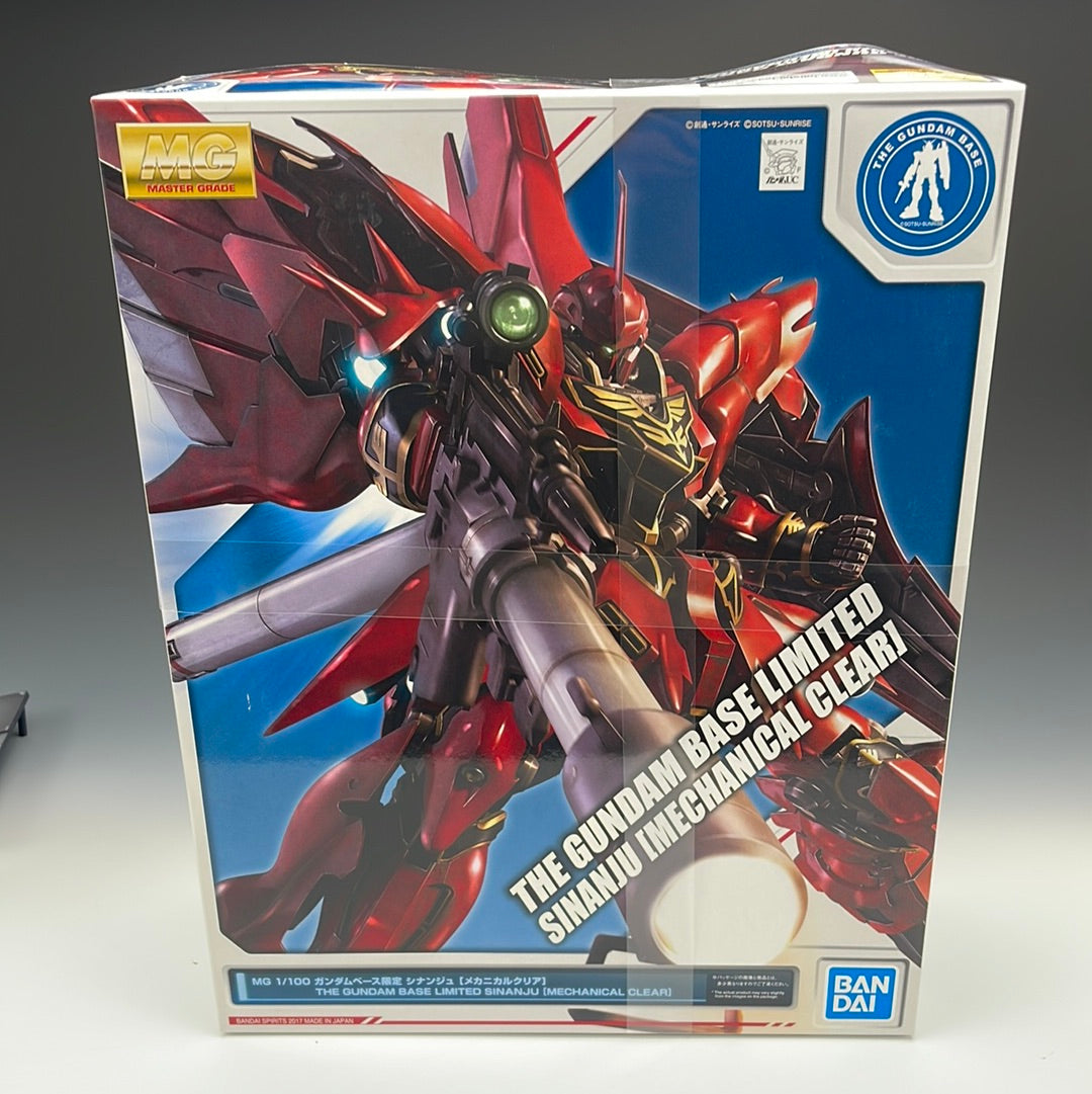 [The Gundam Base Limited] MG fashion Sinanju Mechanical Clear