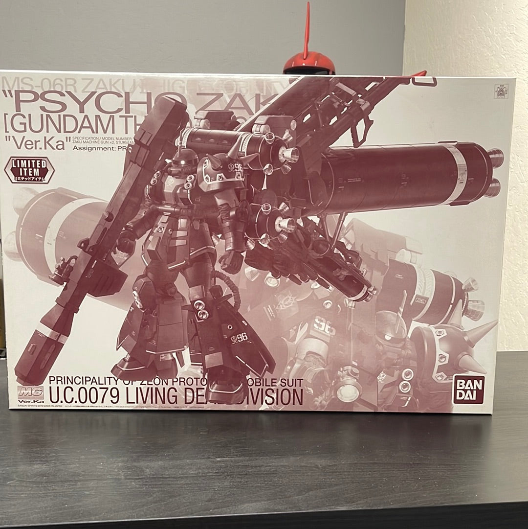 MG 1/100 MS-06R Zaku High Mobility Type “Psycho Zaku” Ver. Ka (Gundam Thunderbolt) (Clear Ver)