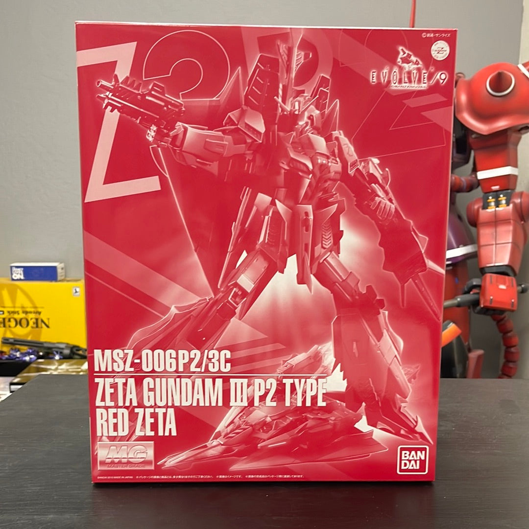 MG 1/100 MSZ-006P2/3C ZETA GUNDAM Ⅲ P2 TYPE RED ZETA